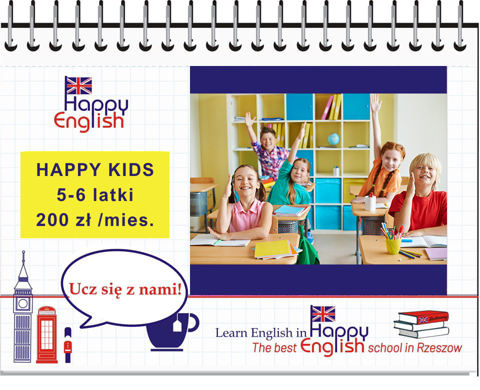 Happy Kids zajęcia językowe dla dzieci 5-6 lat